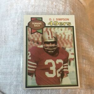 1979 Topps OJ Simpson #170 Trading Card